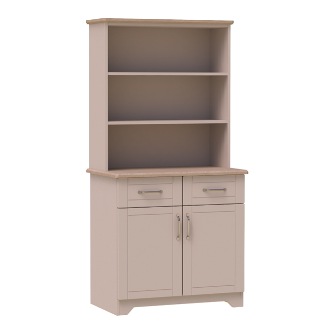 Alnwick Display Top - Two Door & Two Shelves