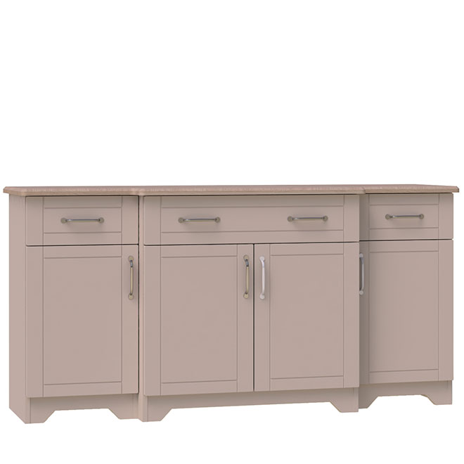 Alnwick Sideboard - Four Door & Three Drawer